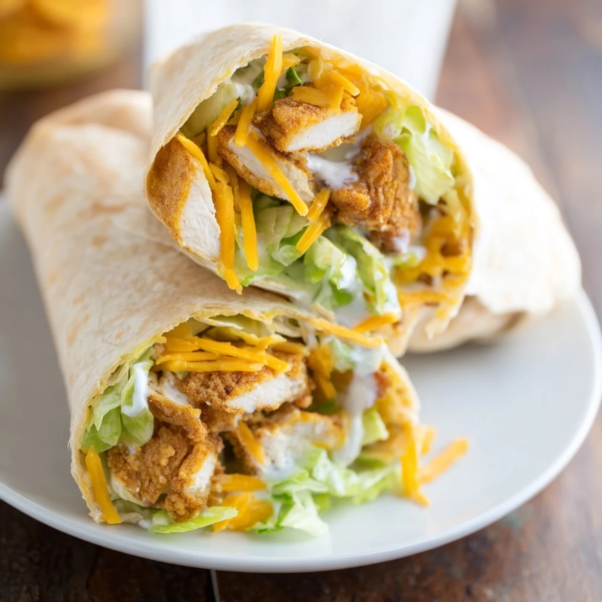 Crispy Chicken Ranch Wrap