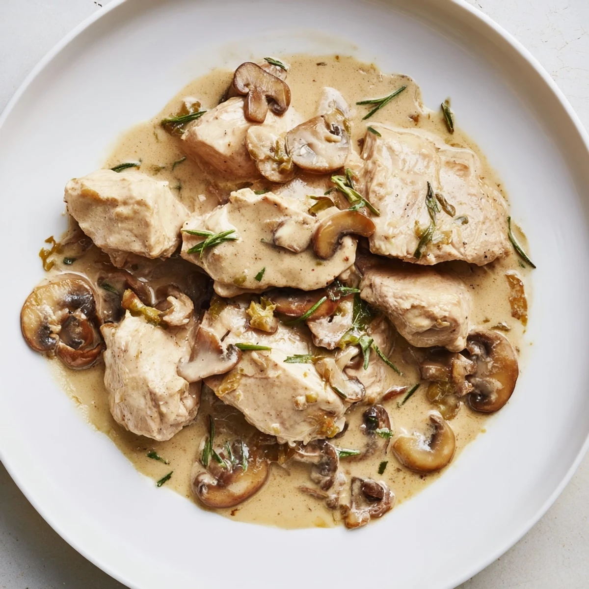 Imagine a bubbling Tarragon Chicken & Mushroom Skillet, with chicken breasts bathed in a creamy, flavorful mushroom sauce.