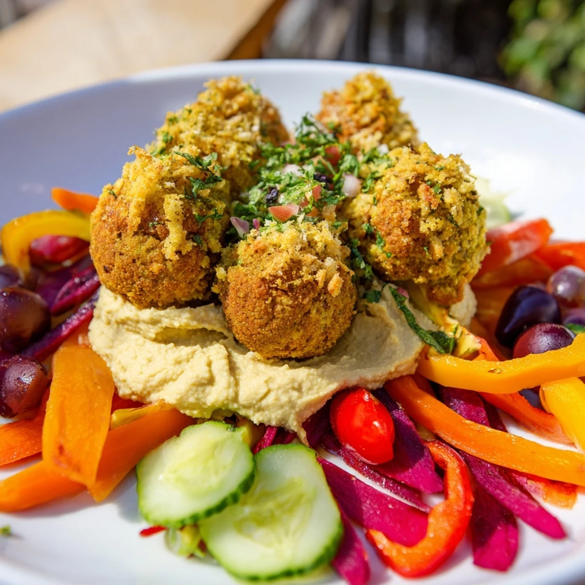 Vibrant Carrot Patch Veggie Board features fresh carrots standing tall in creamy hummus "soil."