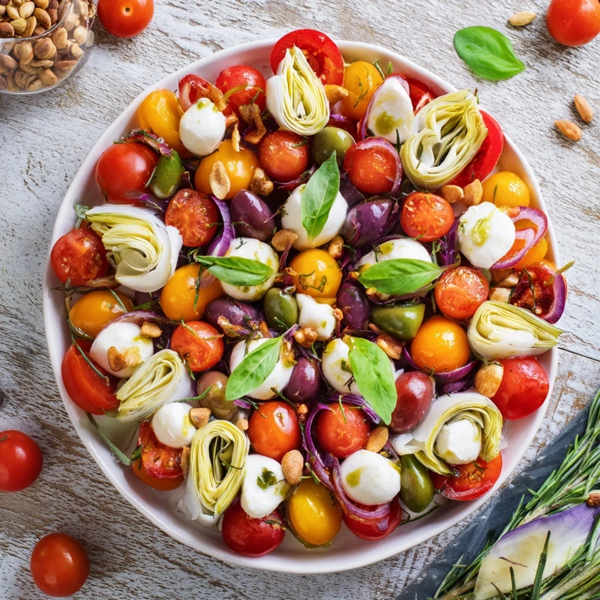Olive Cherry Tomato Garland