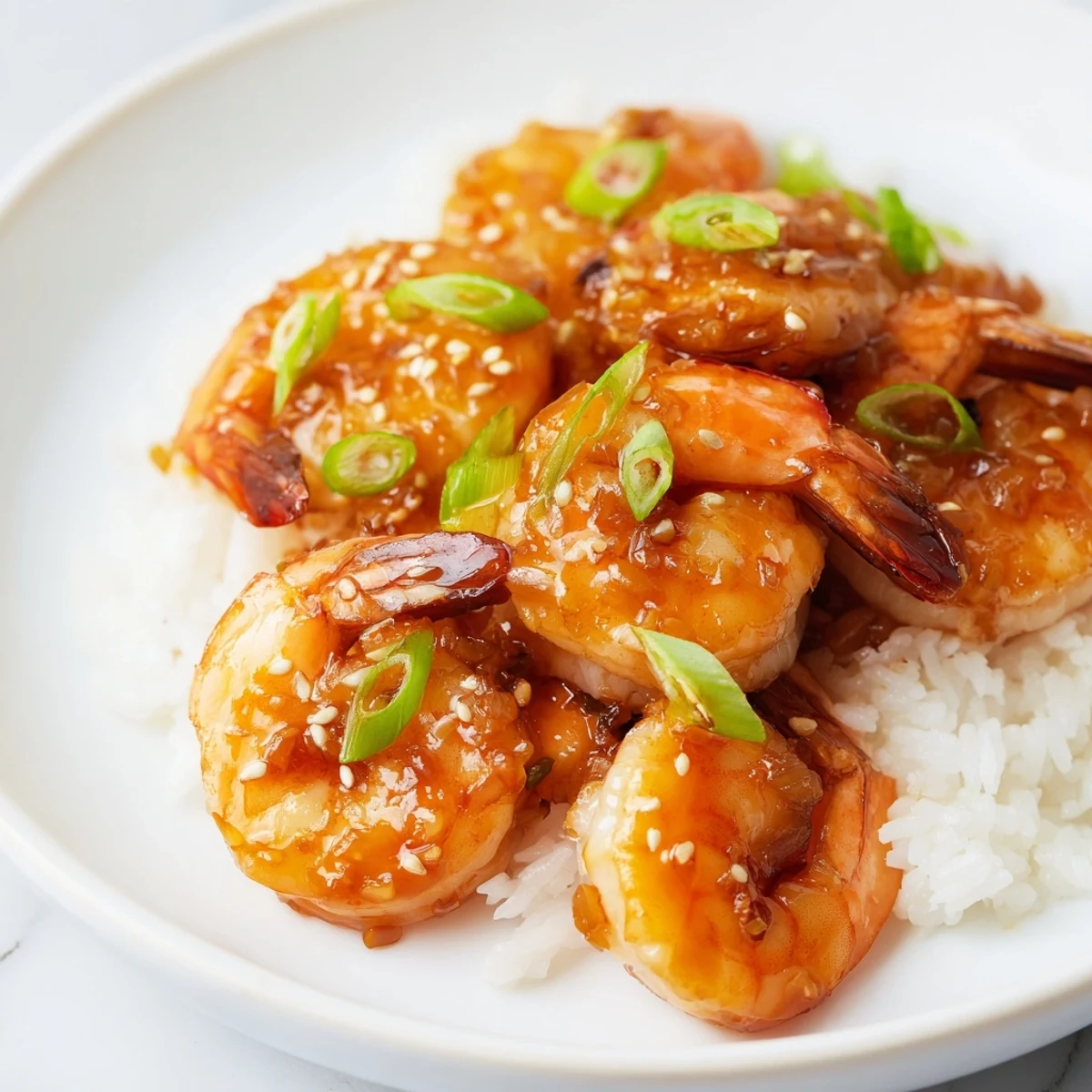 Honey Garlic Shrimp Delight