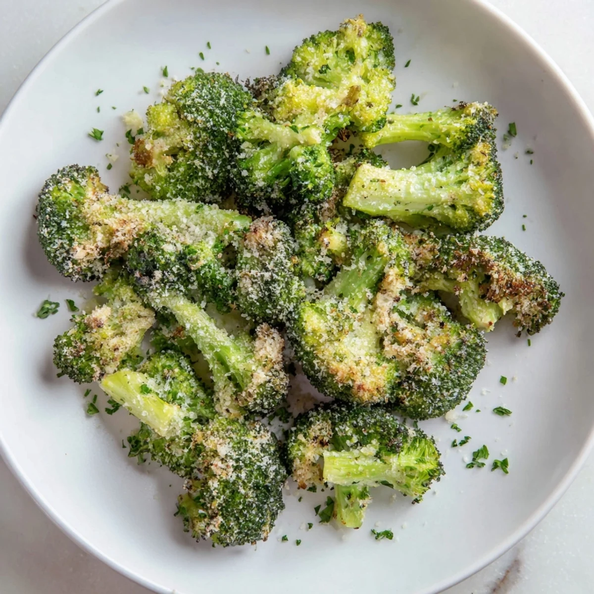 Garlic Parmesan Roasted Broccoli