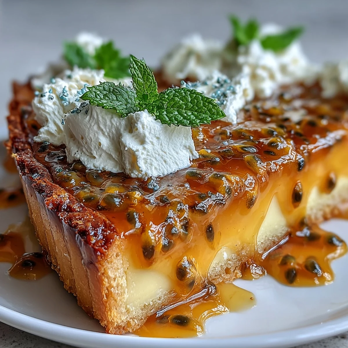 Passionfruit Curd Tart