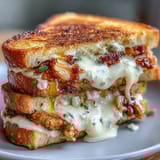 Goat Cheese Hot Honey Chicken Grilled Cheese