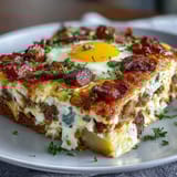 Overnight Amish Breakfast Casserole