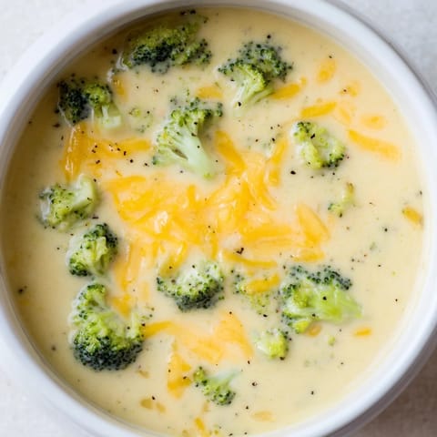 Broccoli Cheddar Comfort Soup