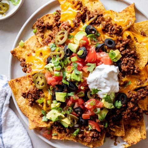 Sheet Pan Nachos Beef