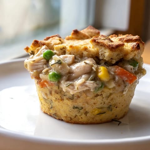 Chicken Cornbread Mini Muffins