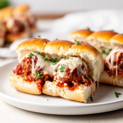Easy Christmas Meatball Sliders