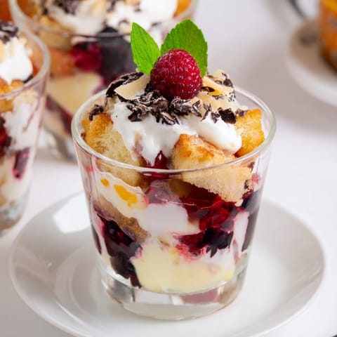 Simplified Christmas Trifle Cups