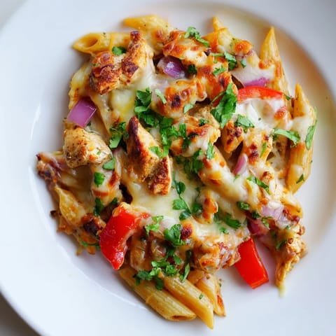 Baked Salsa Chicken Pasta