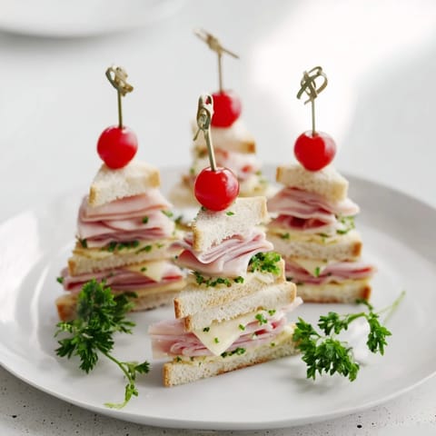 Ham Cheese Christmas Tree