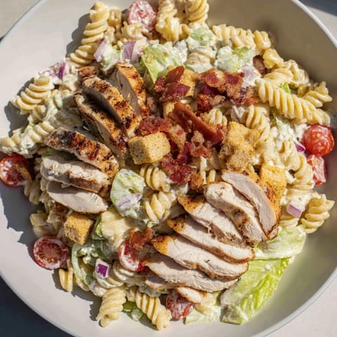Chicken Caesar Pasta Salad