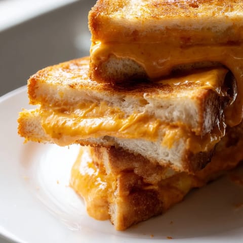 Spiked Grilled Cheese Sriracha Mayo