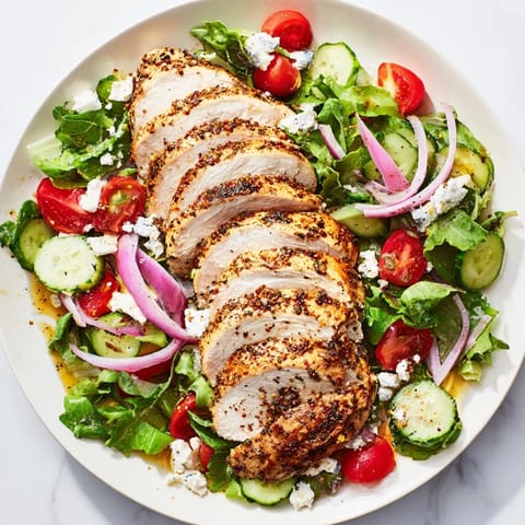 Quick Pan-Seared Chicken Salad