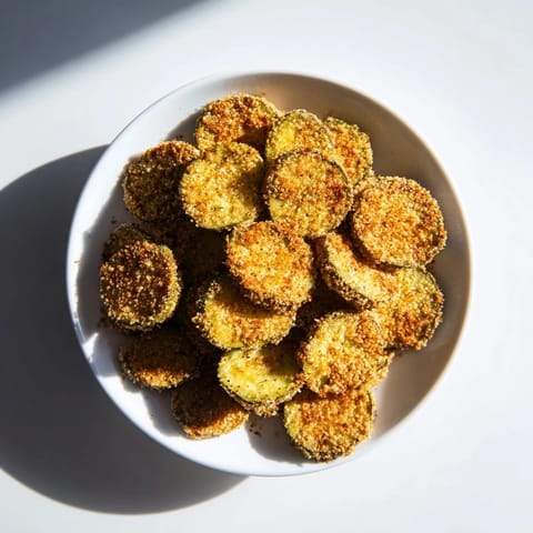 Tangy dill pickles air-fried