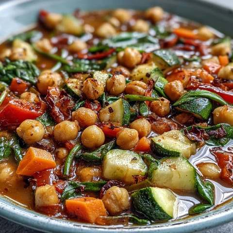 Hearty Mediterranean Chickpea Stew