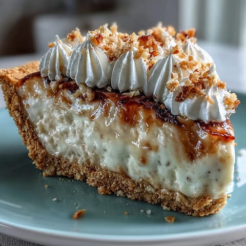 Guava Cloud Pie slices show smooth custard texture, crisp crust edges, and toasted macadamia nuts on a serving plate.