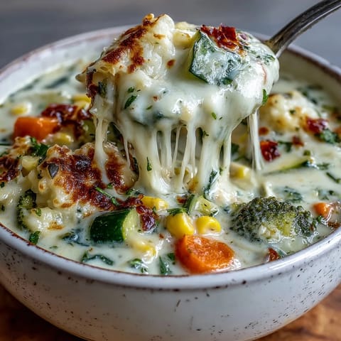 Creamy Garlic Parmesan Veggie