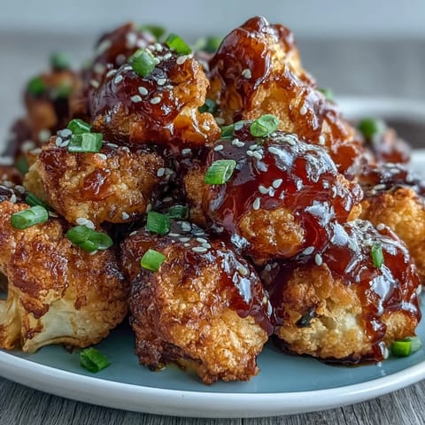 General Tsos Cauliflower Crispy