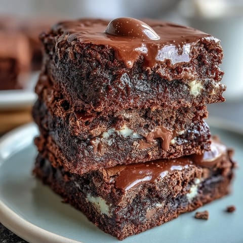 Cadbury Egg Chocolate Brownies