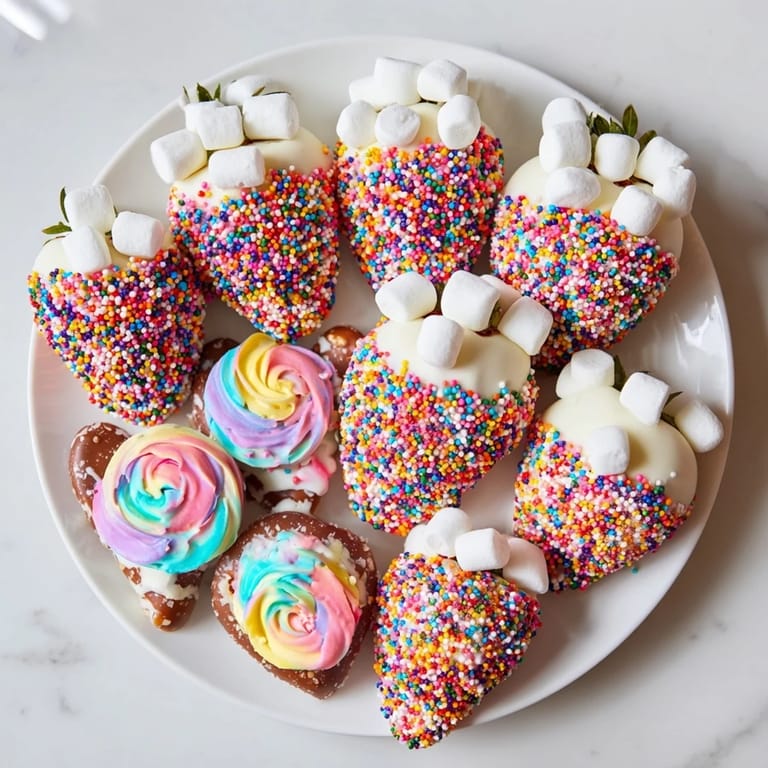 Celebrate with a fun Rainbow Sprinkle Party Board - a festive dessert platter perfect to share.