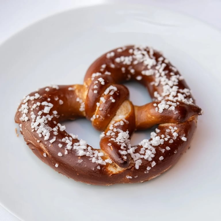 A close-up of freshly baked Bretzels Anneau de Fête, smelling incredible after a trip from the oven.