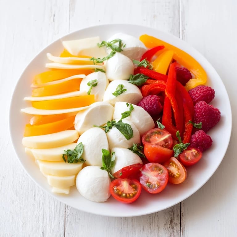 Beautifully striped Peppermint Stripe Celebration appetizer, featuring salami roses and fresh mint garnish.