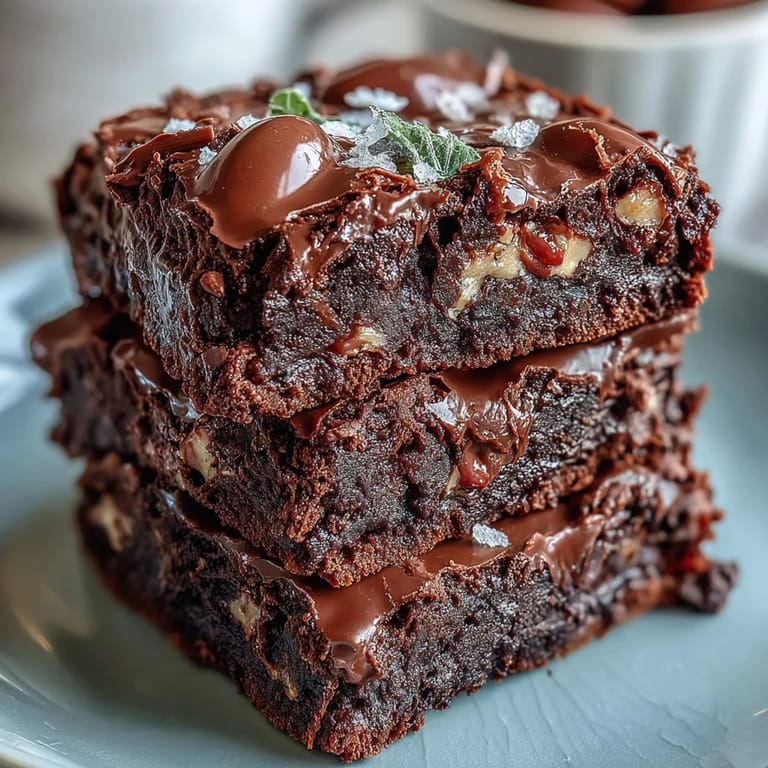 Rich chocolate brownies loaded with Cadbury mini eggs, topped with a buttery cocoa crumble for extra texture.