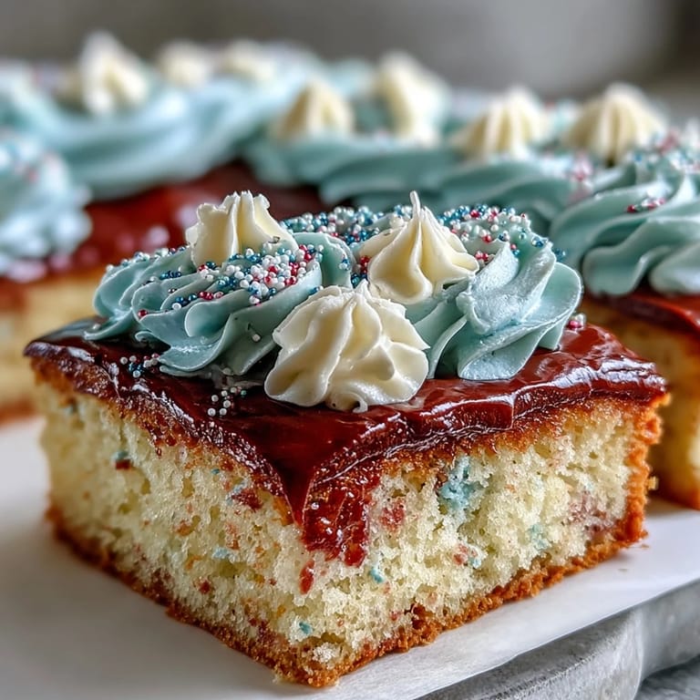 Moist vanilla sheet cake decorated with vibrant buttercream and Class of 2026 piping, ideal for graduation parties.