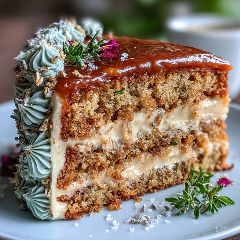 Taurus Cake: Rich butterscotch sponge with silky floral buttercream, decorated with edible flowers and gold leaf