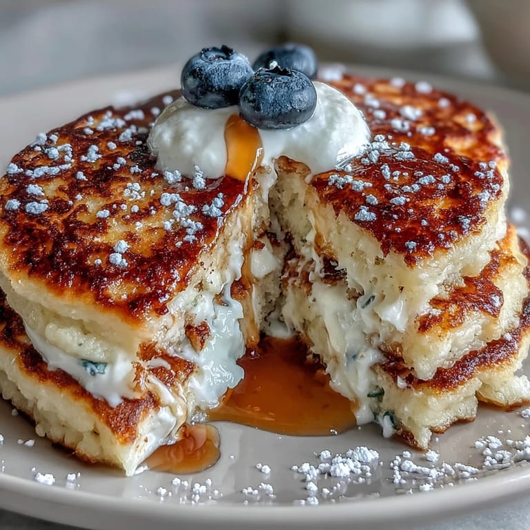 Visualize these tender, protein-packed Icelandic Skyr Pancakes, a healthy breakfast delight.